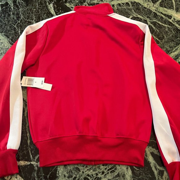 NWT WOMEN'S THEO & SPENCE RUNNING FITNESS TRACK JACKET red SZ S $88 - Picture 9 of 10